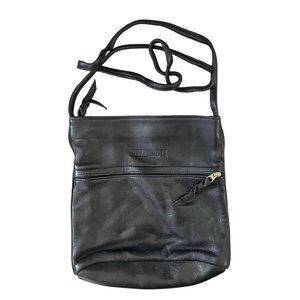 Birkenstock Black Leather Crossbody Bag